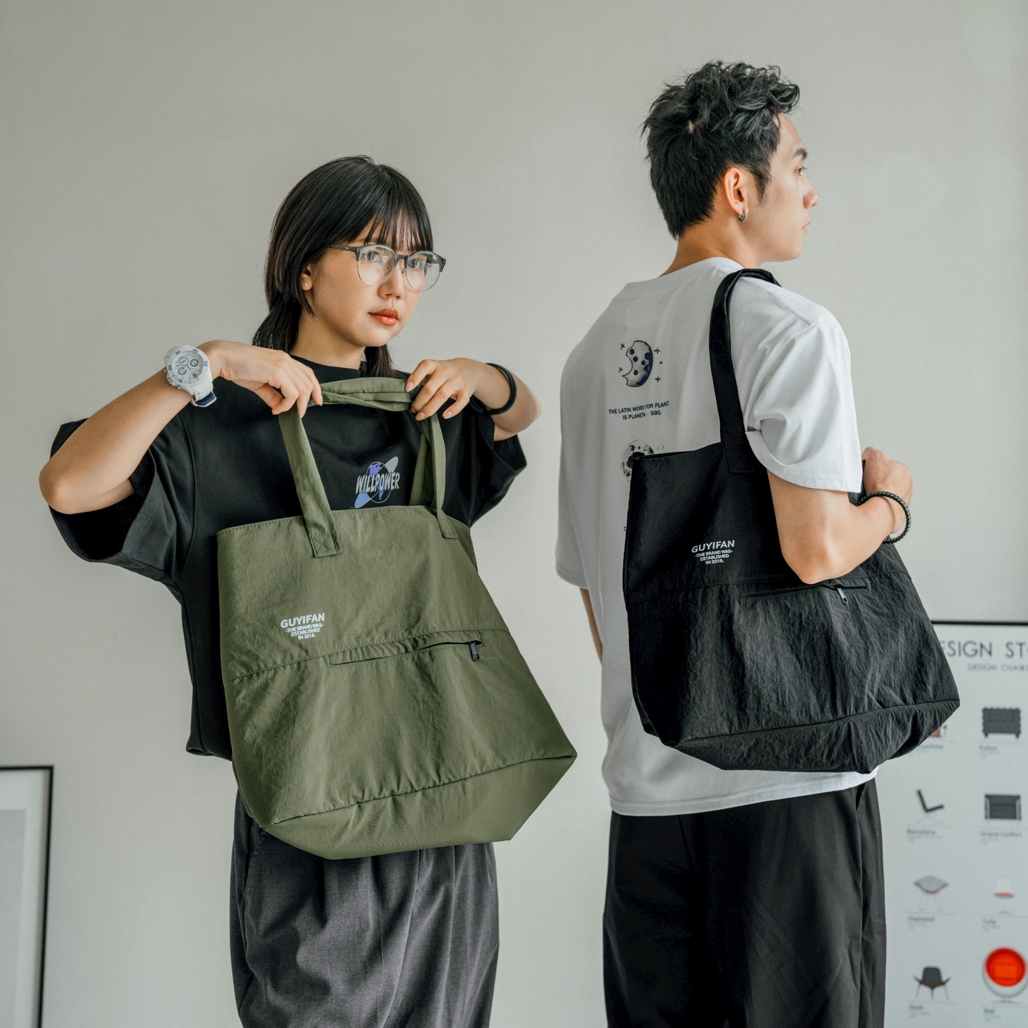 SBG 防潑水機能托特包 1808