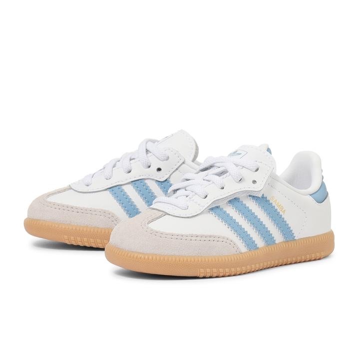 Adidas Originals Samba CF 日本限定 寶寶藍 白色 魔鬼氈 小童 中童 童鞋 JQ3189 JQ2828
