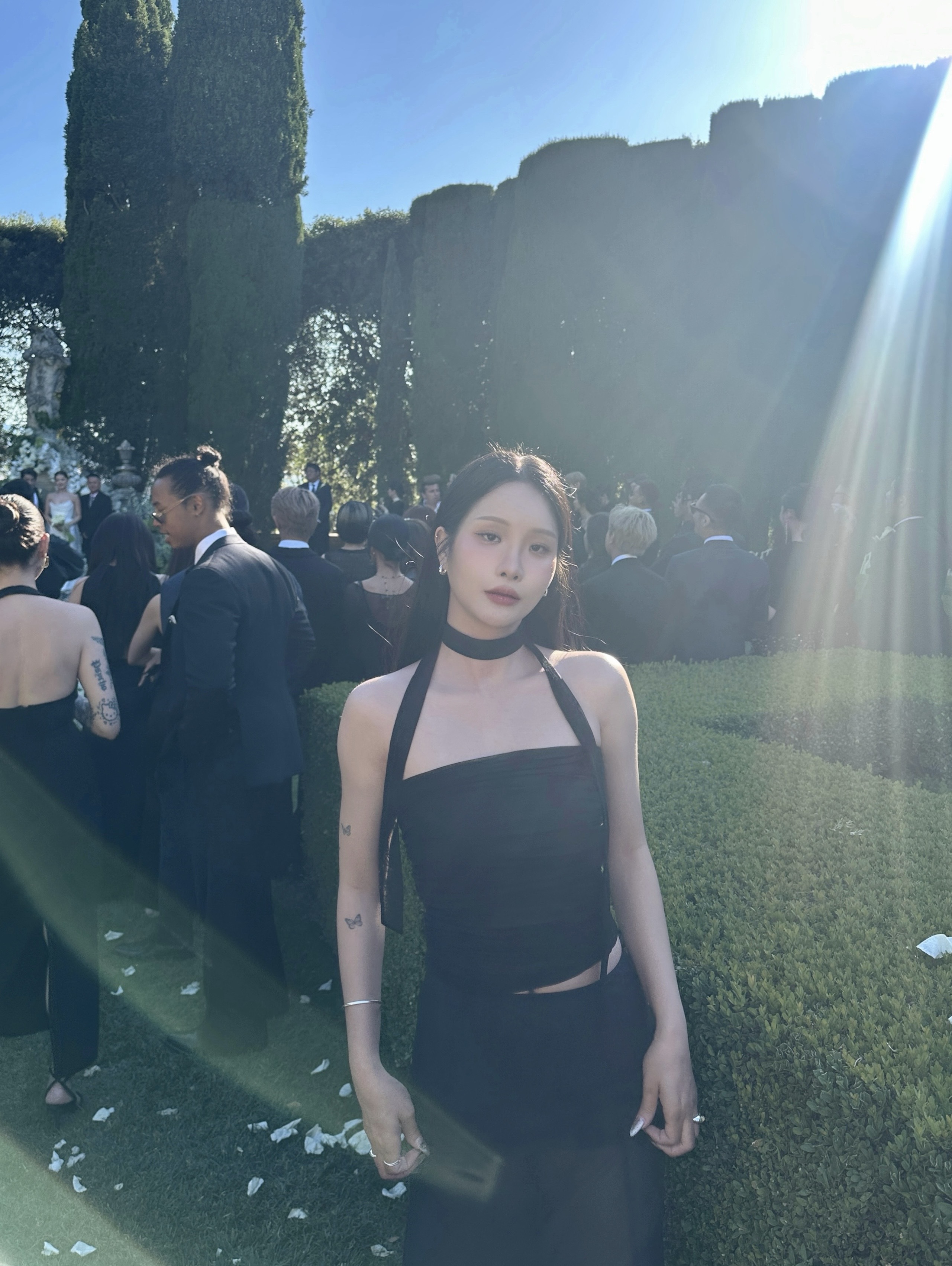 【現貨】U36 剔透玻璃紗 平口SET (黑)