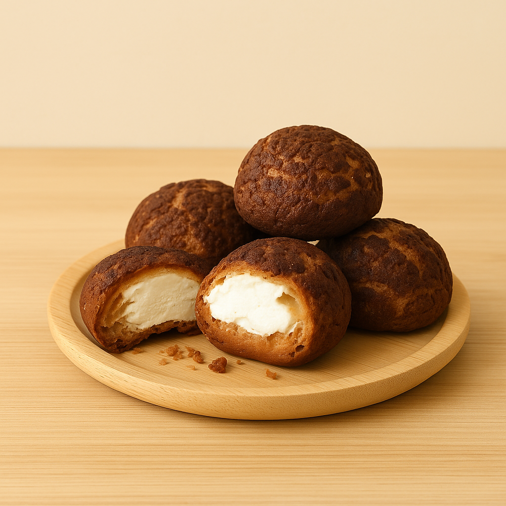 黑糖菠蘿泡芙單入