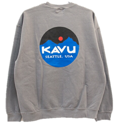 KAVU 日版 Circle Logo Sweat #19821929 ( 033 Grey ) #厚版