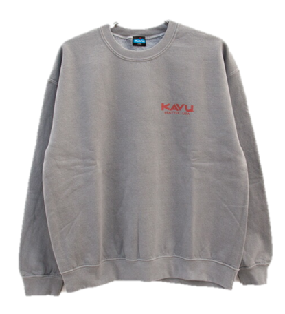 KAVU 日版 Circle Logo Sweat #19821929 ( 033 Grey ) #厚版