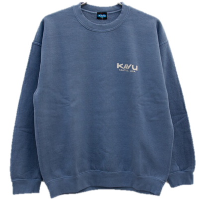 KAVU 日版 Circle Logo Sweat #19821929 ( 052 Navy ) #厚版