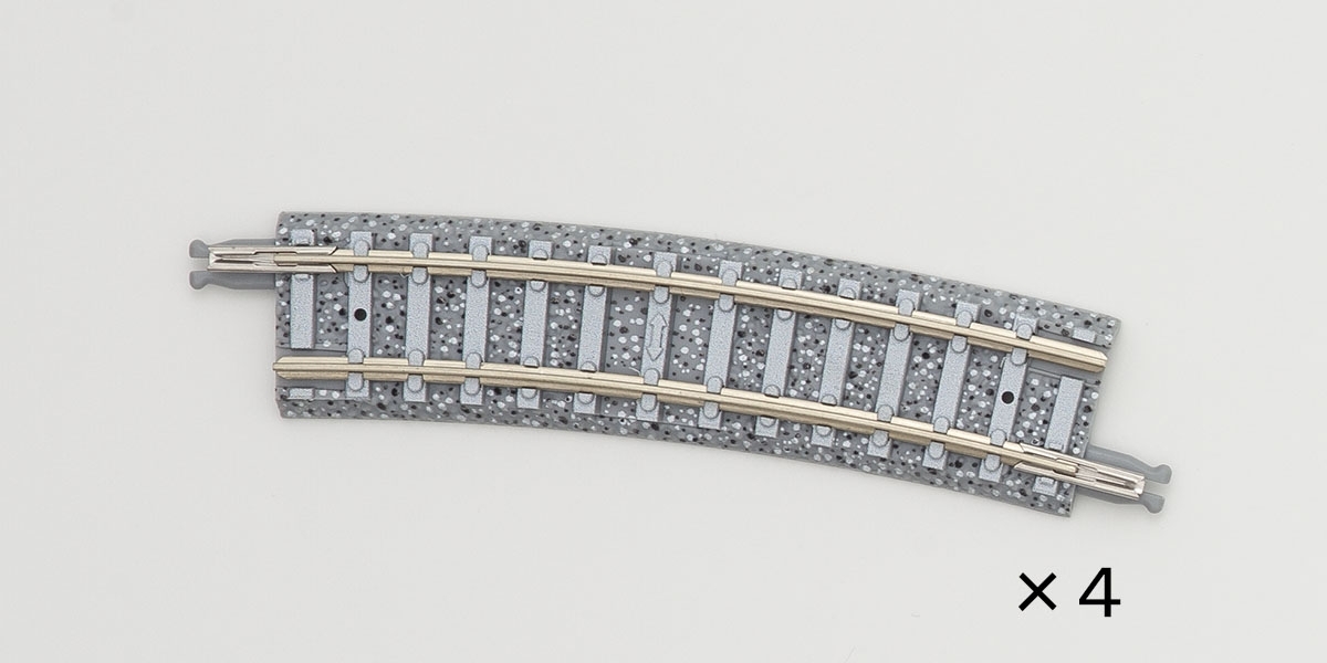 Tomix 1194 N規 C280-15-PC(F) 彎軌 4入