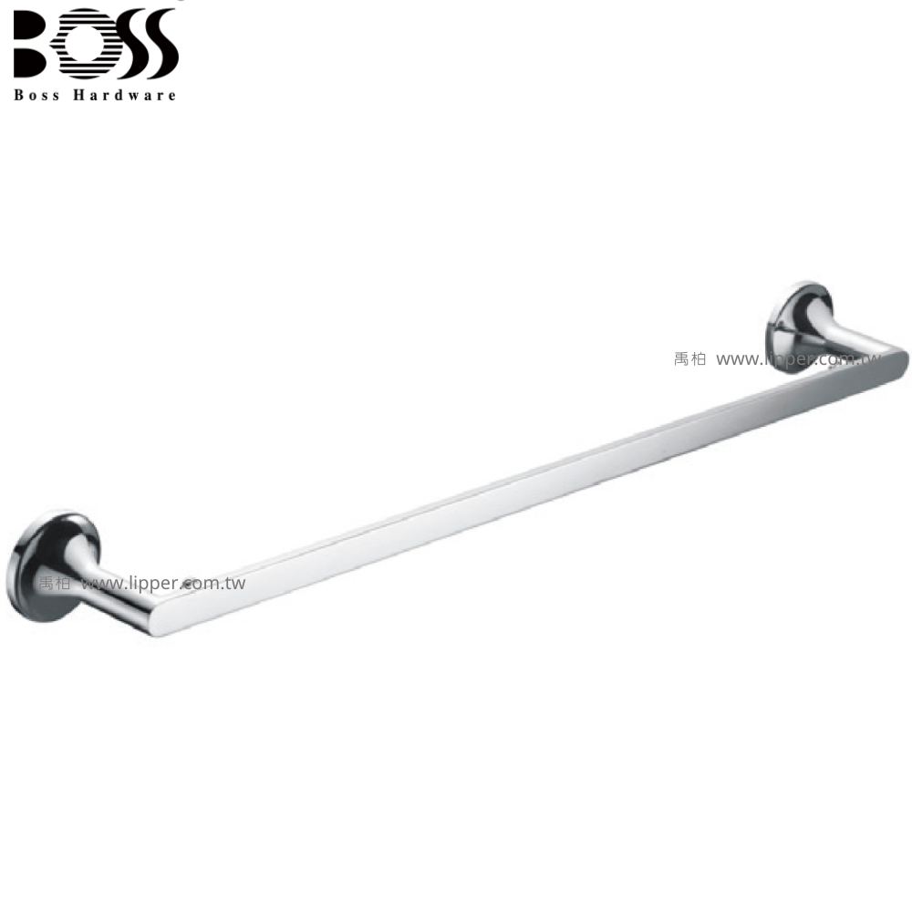 BOSS 不銹鋼單桿毛巾架 60cm D-18001