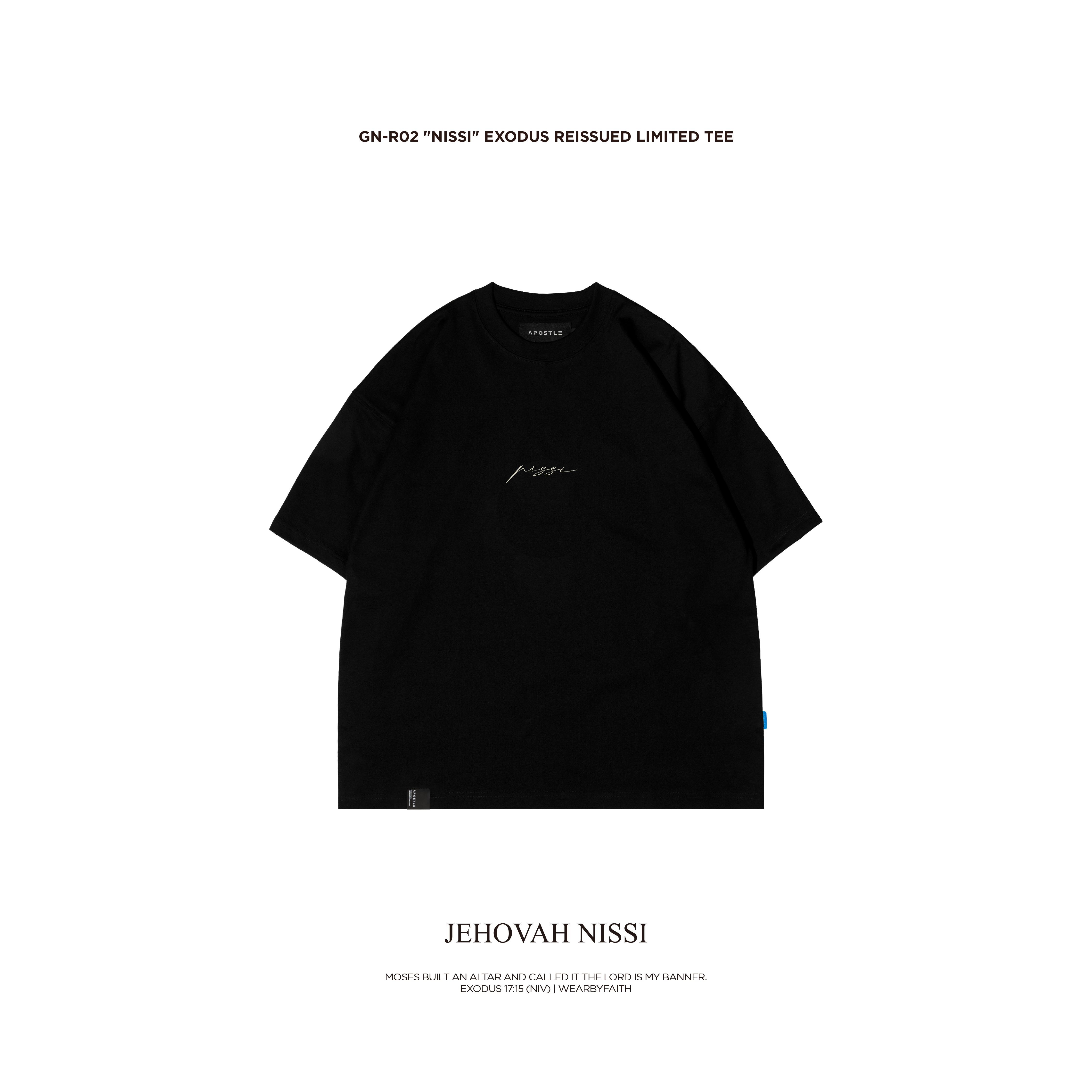 GN-R02 "Nissi" EXODUS Reissued Limited Tee - Black