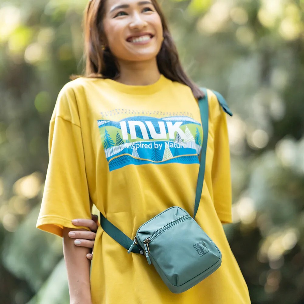 【INUK】環保調色盤 | SLING POUCH 石英綠 | 行動小包 1L