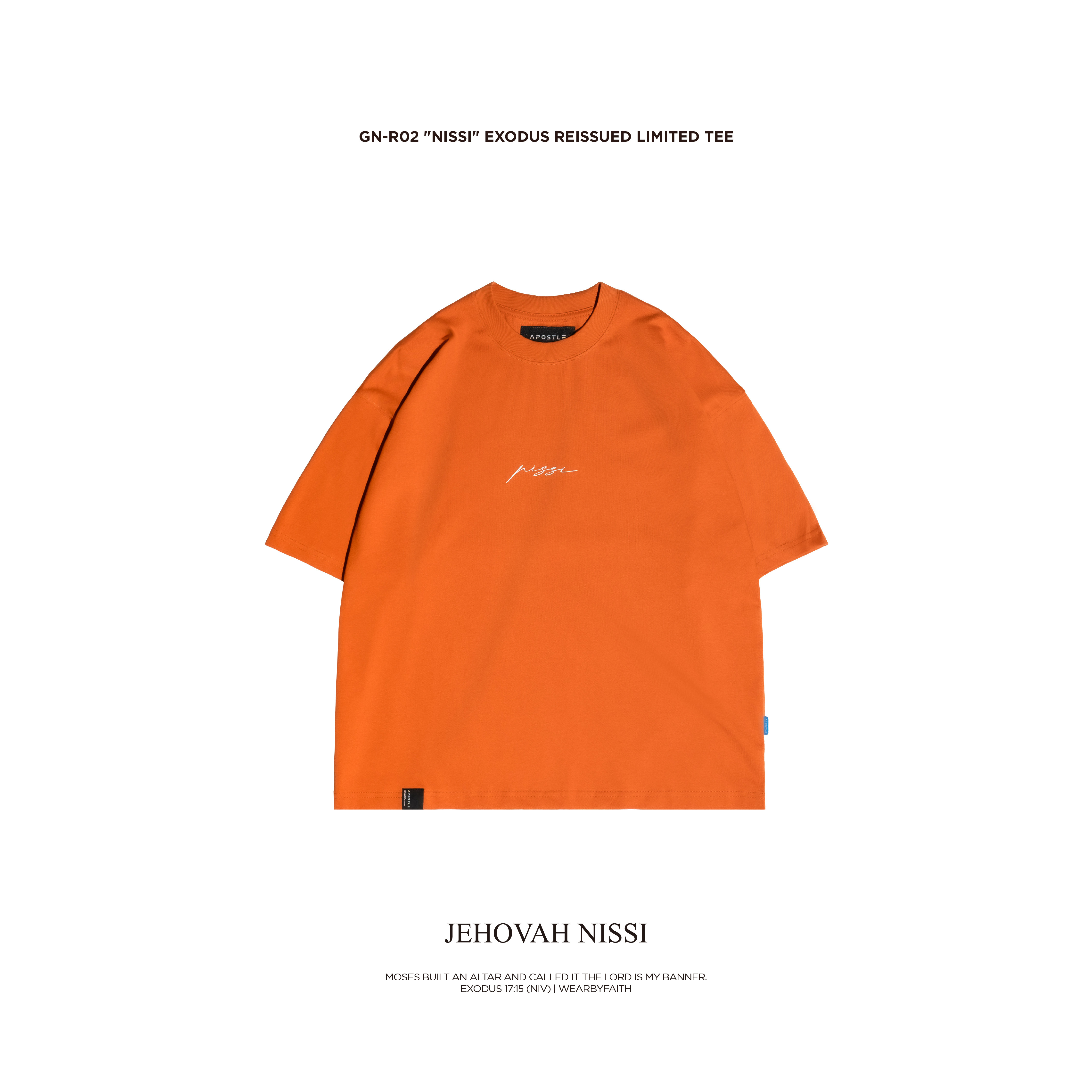 GN-R02 "Nissi" EXODUS Reissued Limited Tee - Orange