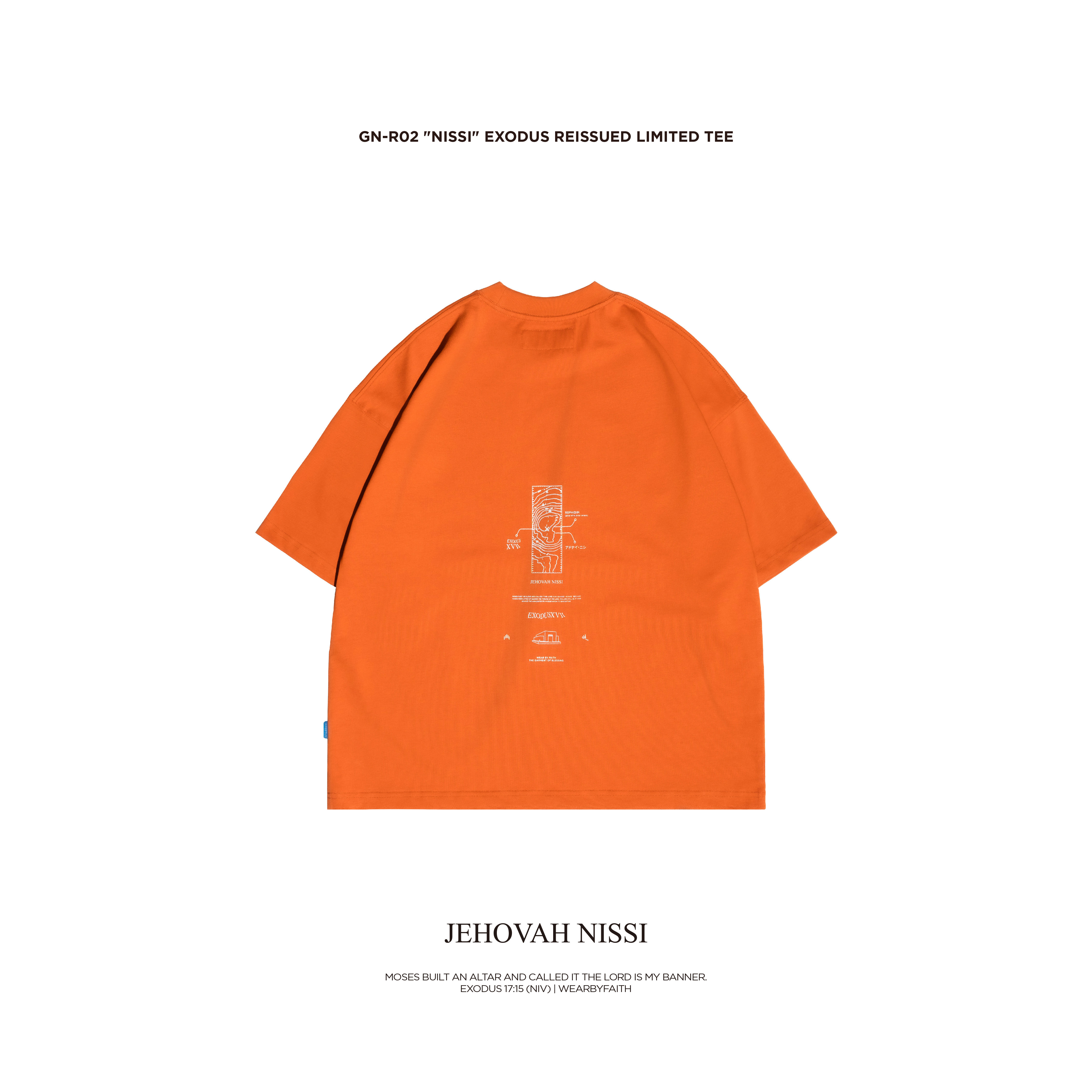 GN-R02 "Nissi" EXODUS Reissued Limited Tee - Orange