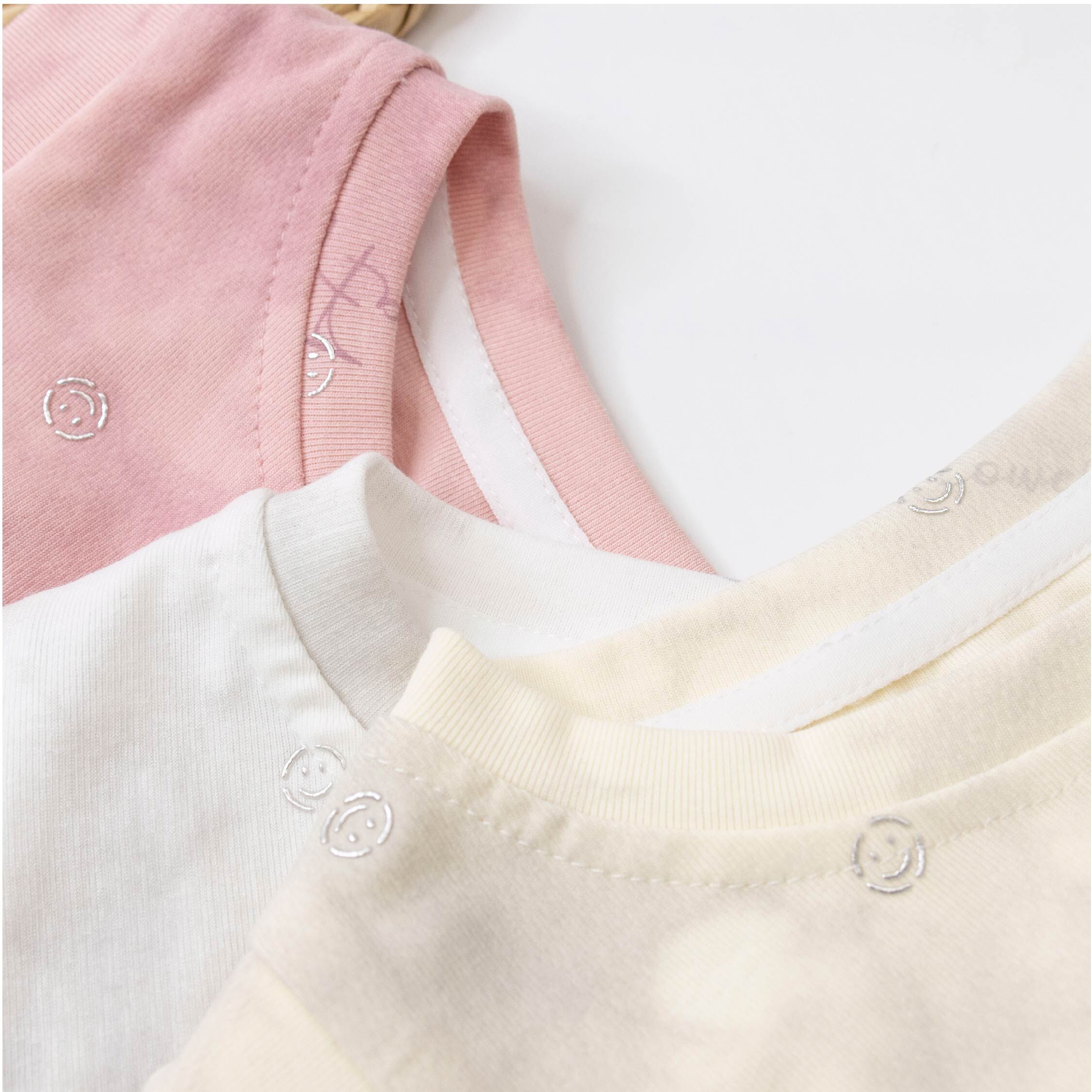 暈染滿版笑臉側鬆緊設計背心＊三色 (H50940)