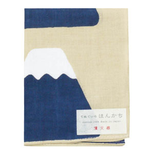 [ケイス | 濱文樣] 手帕（日之丸富士）