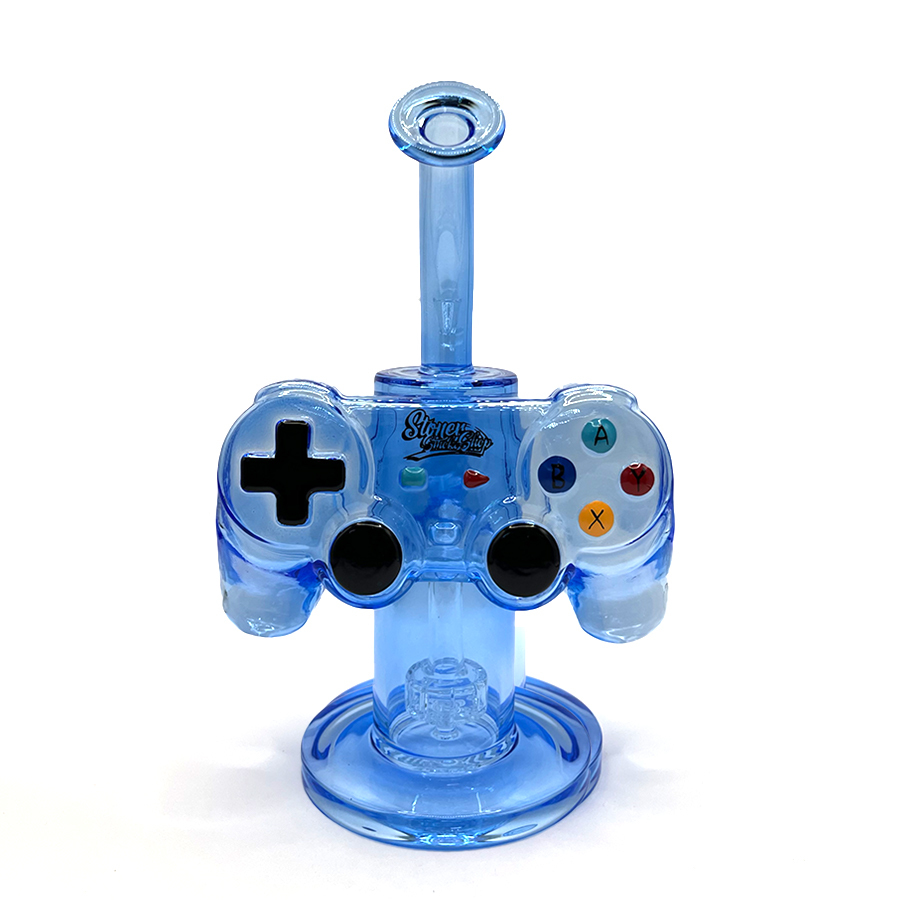 🇹🇼Stoner Smoke Shop - PS Controller Showerhead Glass Bong 手把玻璃水煙壺