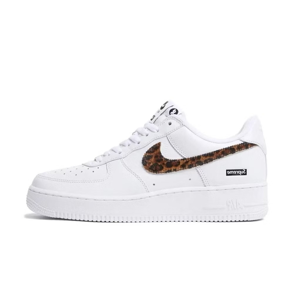 <連線代購商品> Supreme x Goodenough x Nike Air Force 1 豹紋勾 IM3483-100