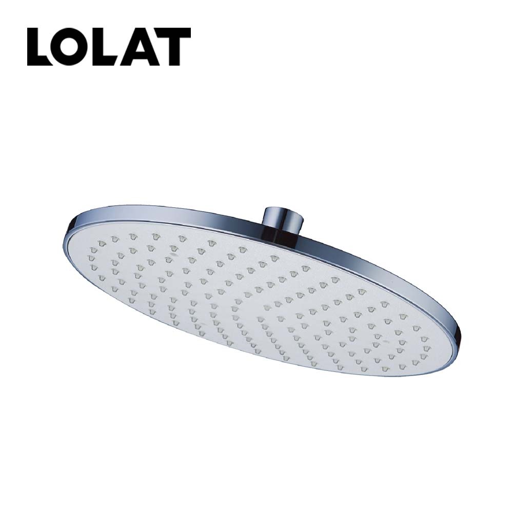 LOLAT圓型大面板ABS花灑頭-鉻色RS622PC