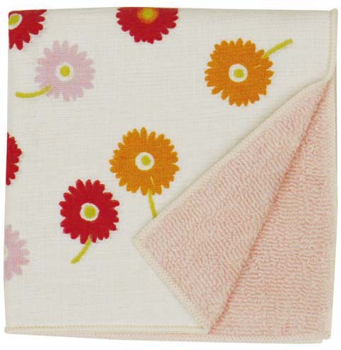 [ケイス | 濱文樣] 和風毛巾（非洲菊）