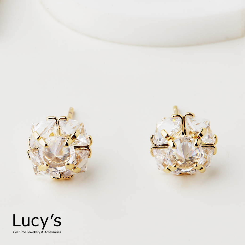 星核光芒 耳環 (三色) (124501/124502/124503)