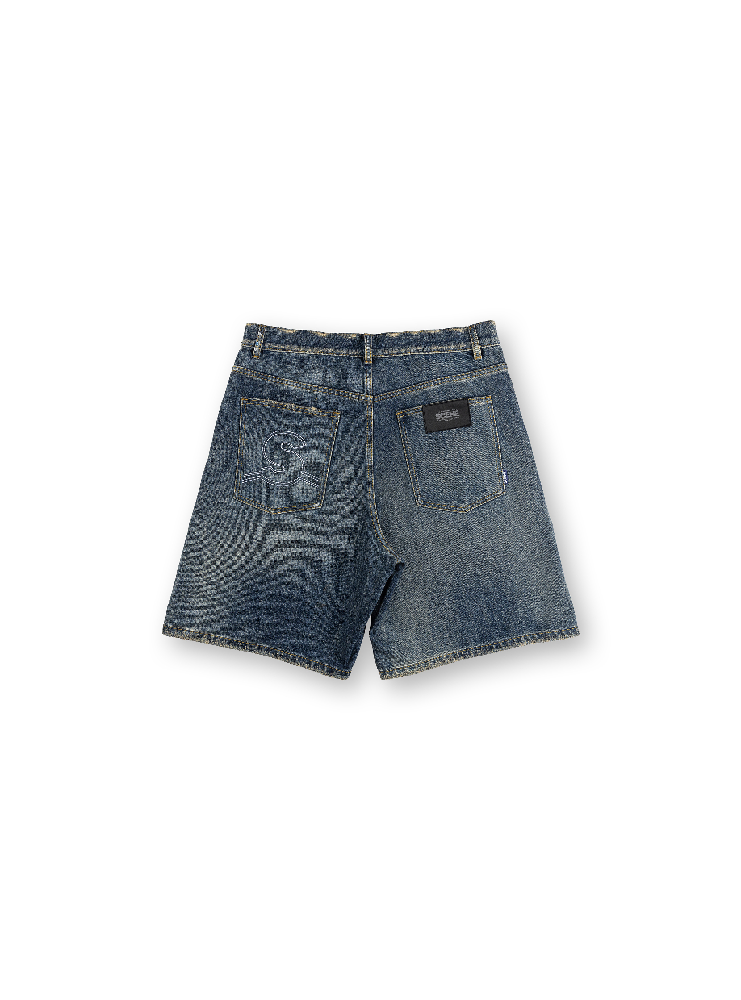 SC DENIM SHORT PANTS C2 // BLU