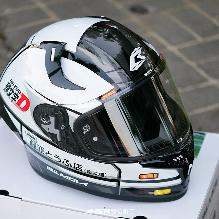 BILMOLA ヘルメット 頭文字D コラボ BILMOLA 】聯名安全帽｜頭文字D (Initial D)