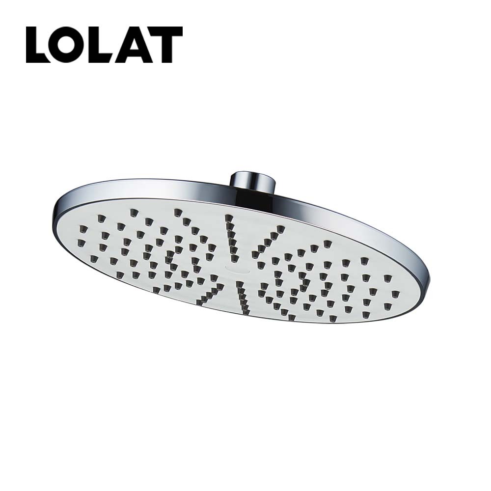 LOLAT圓型ABS花灑頭-鉻色RS624PC