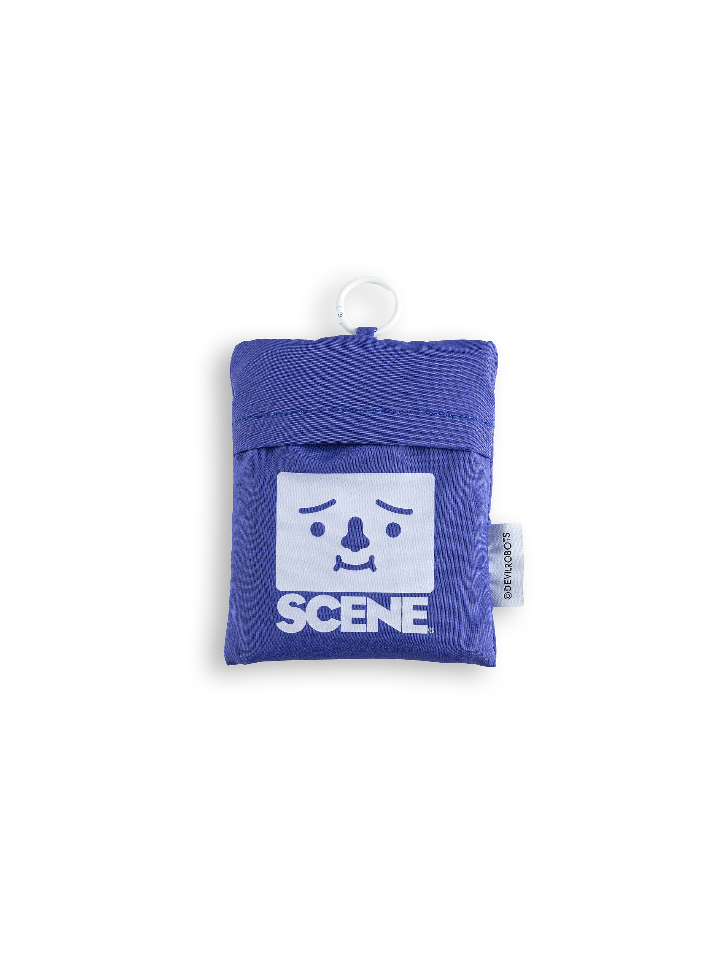 TO-FU HANDY BAG // BLU_WHT