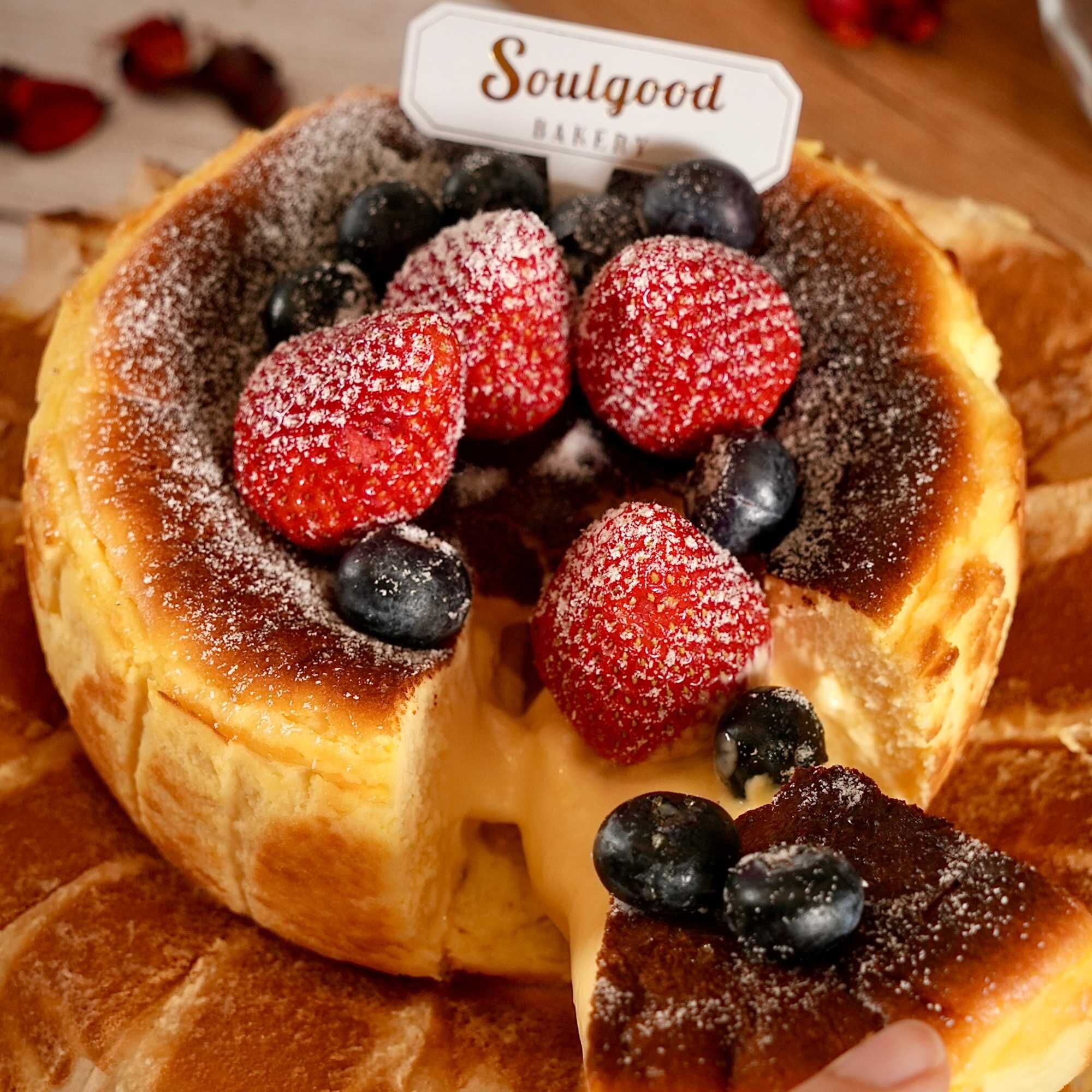 Signature Mixed Berries Basque Burnt Cheesecake