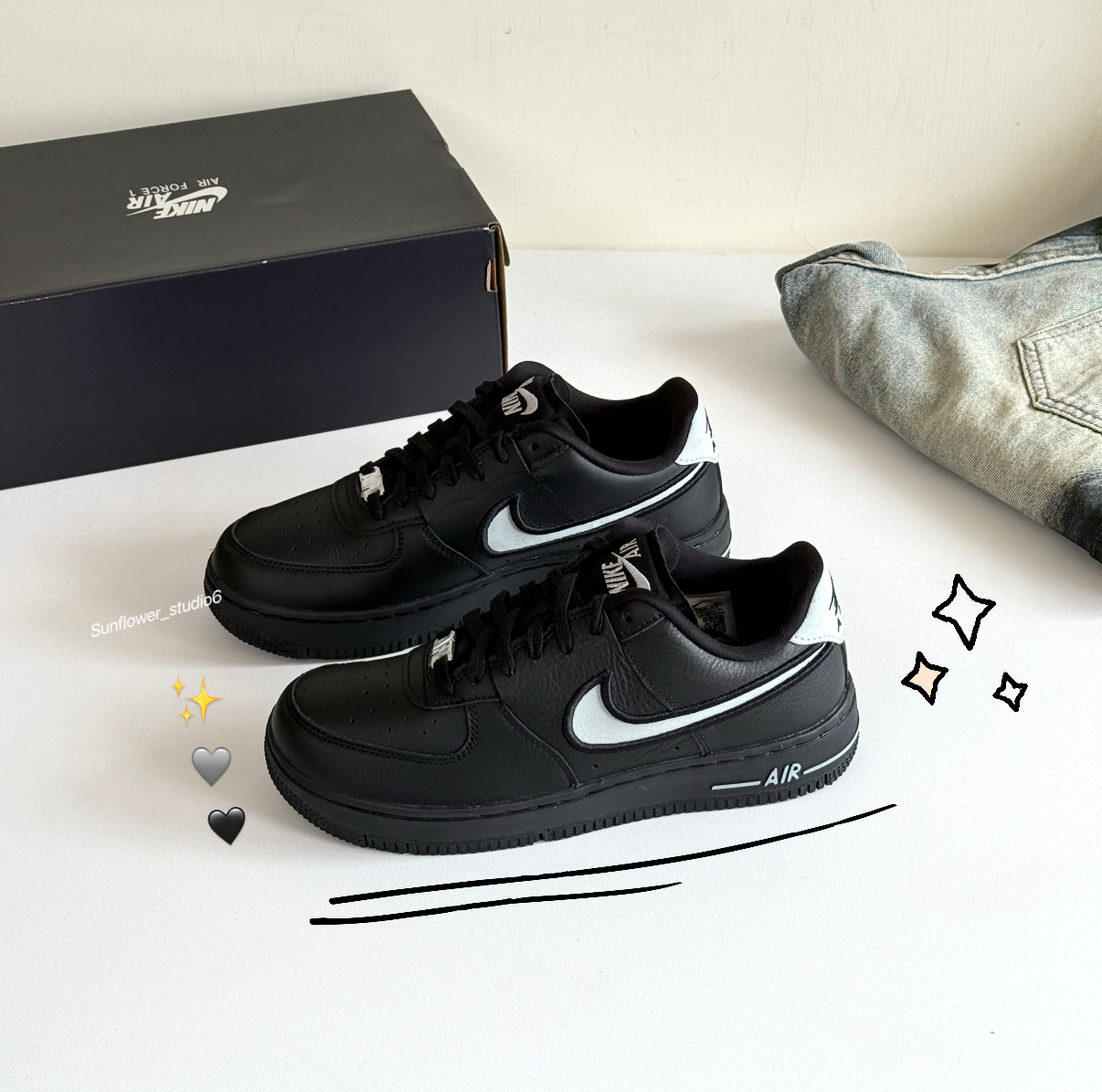 Nike Air Force 1 Dance AF1 黑灰 反轉 黑武士 休閒鞋 FJ7409-002/預購