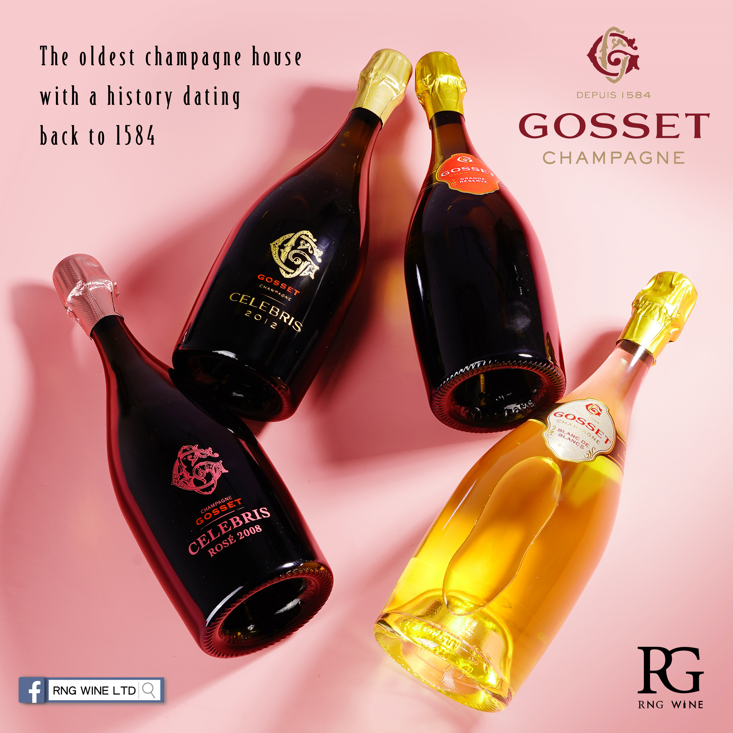 Gosset Celebris Extra Brut Rose Millesime 2008 (WS96)