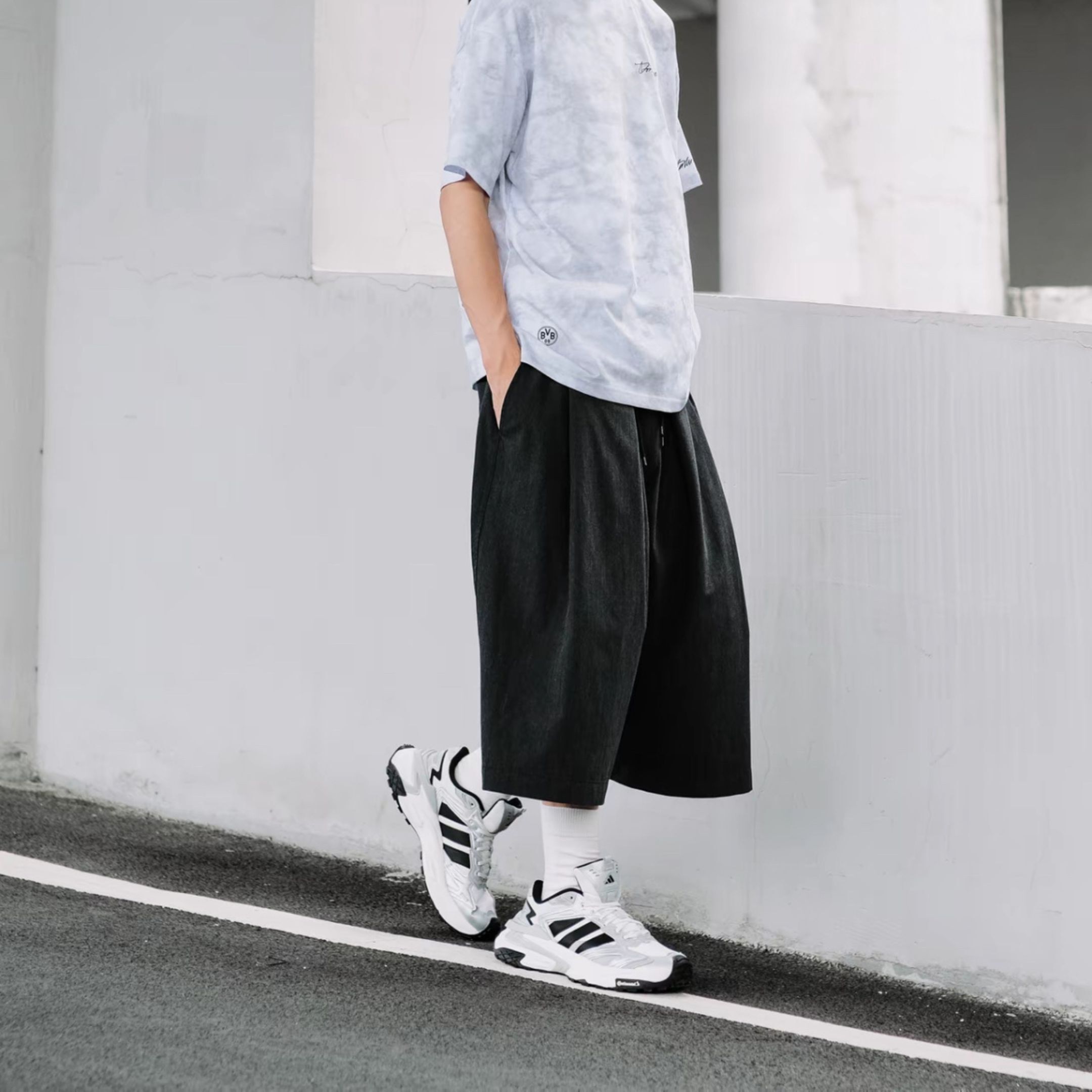 NICEDAY 代購 Adidas XLG Storm Edge 機甲鞋 復古 白黑 黑白 老爹鞋 JS0059