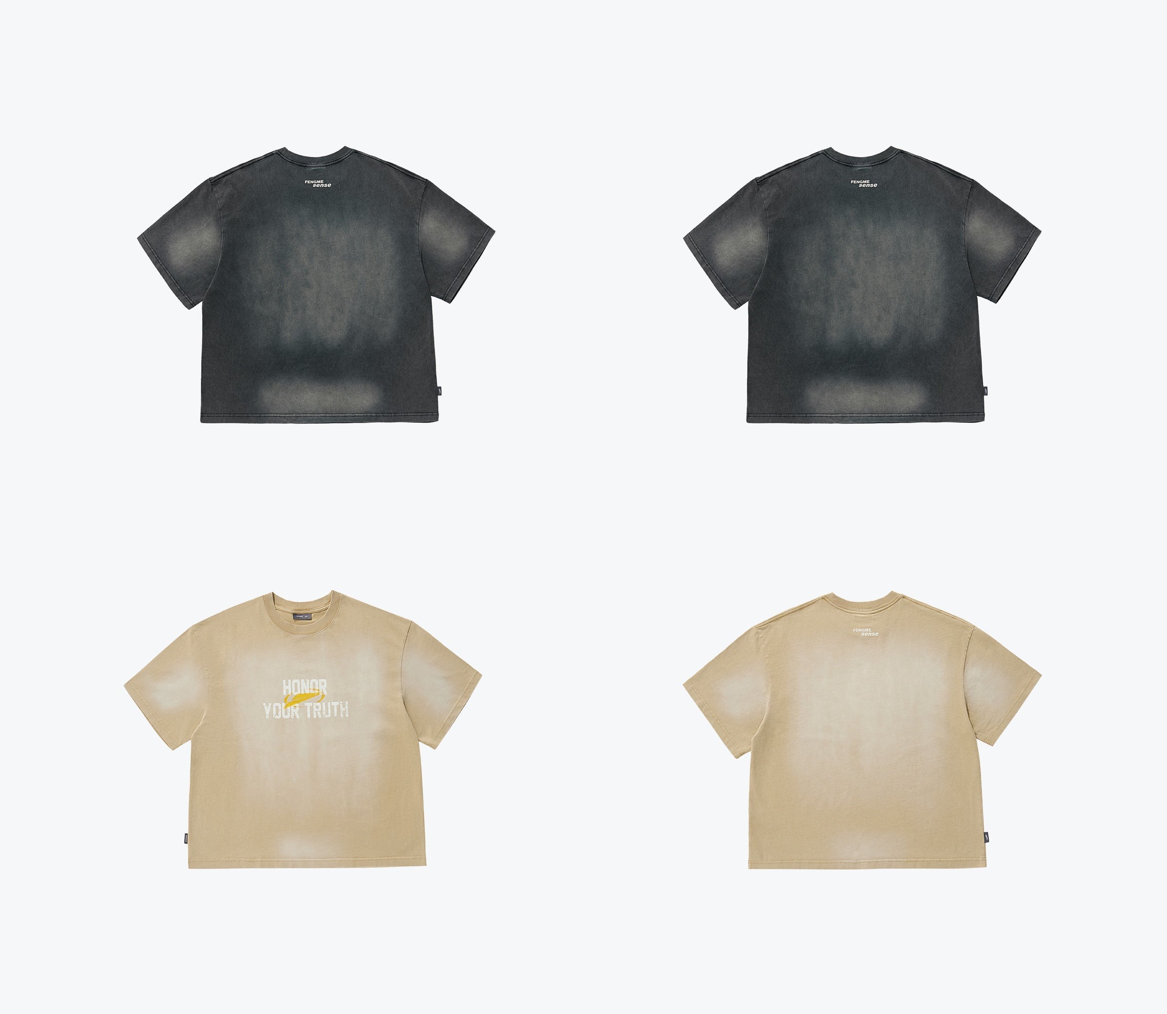 SENSE X Fengme Washed Boxy Cut SS