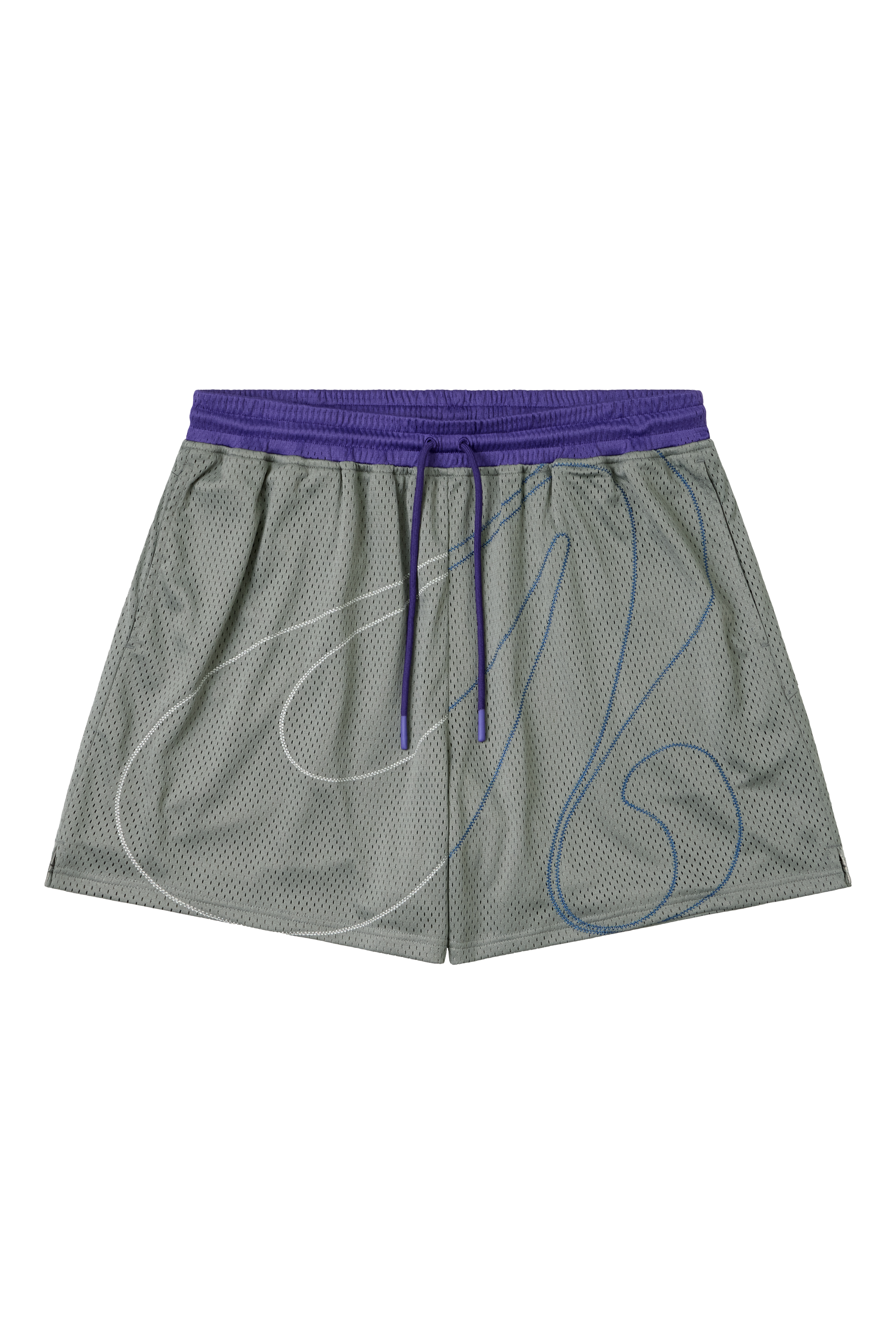 FLOWLINE ATHLETIC SHORTS - GREY