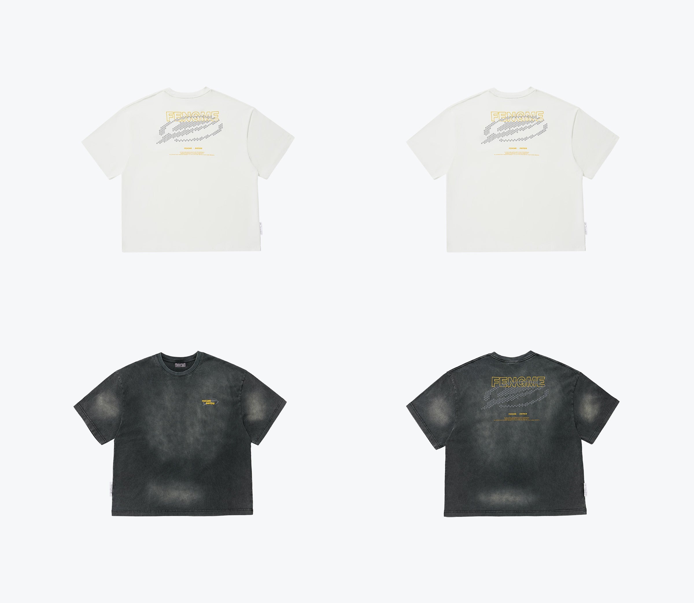 SENSE X Fengme Fade Wash OG Logo SS