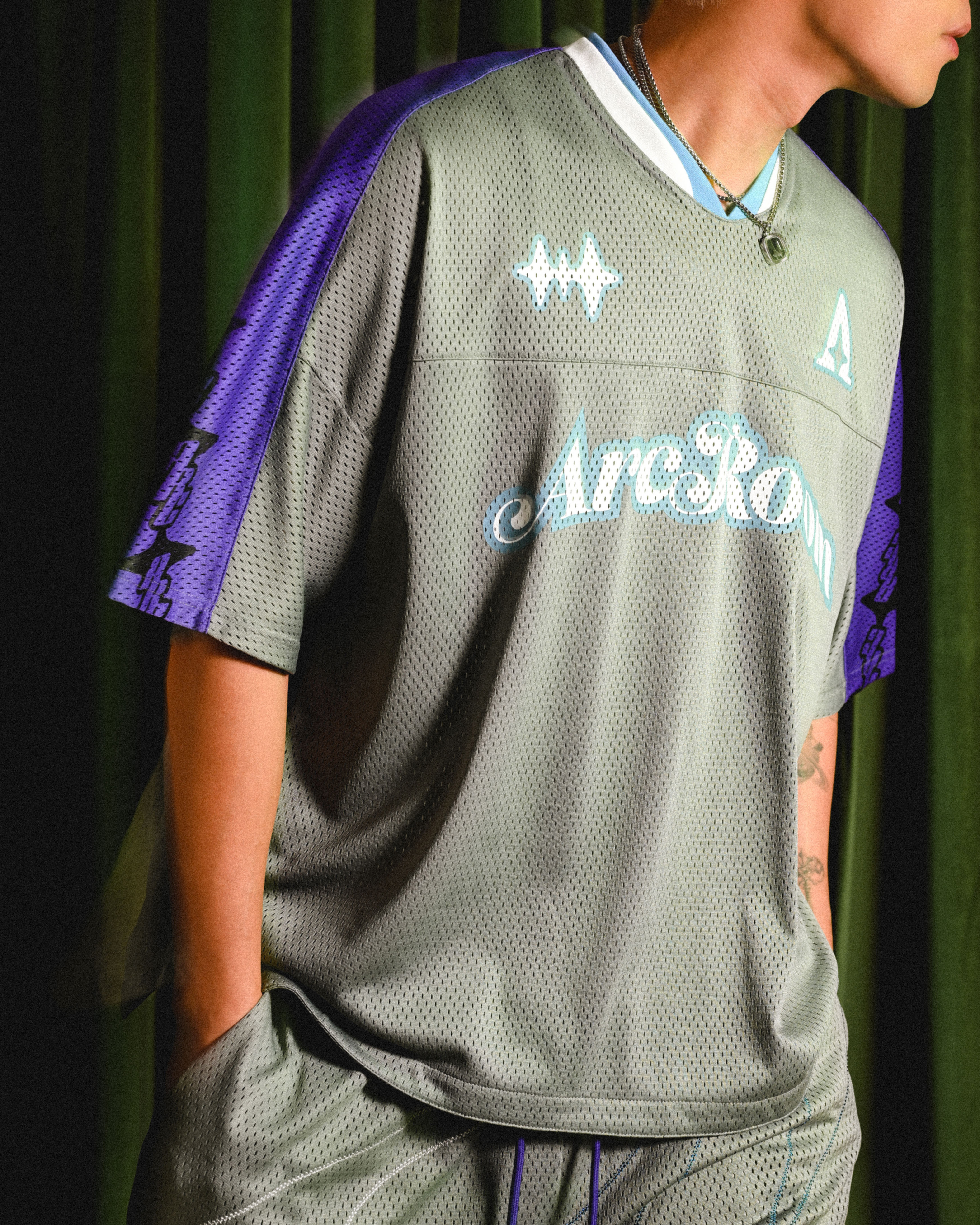 ICON CLASH FOOTBALL JERSEY - GREY