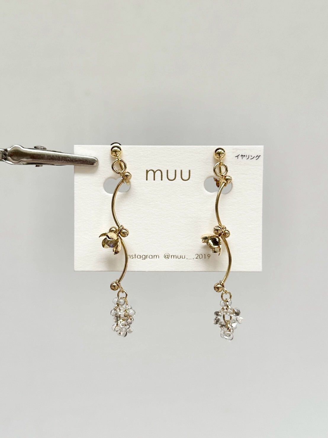 [muu] little flower | 耳夾 | NO.5