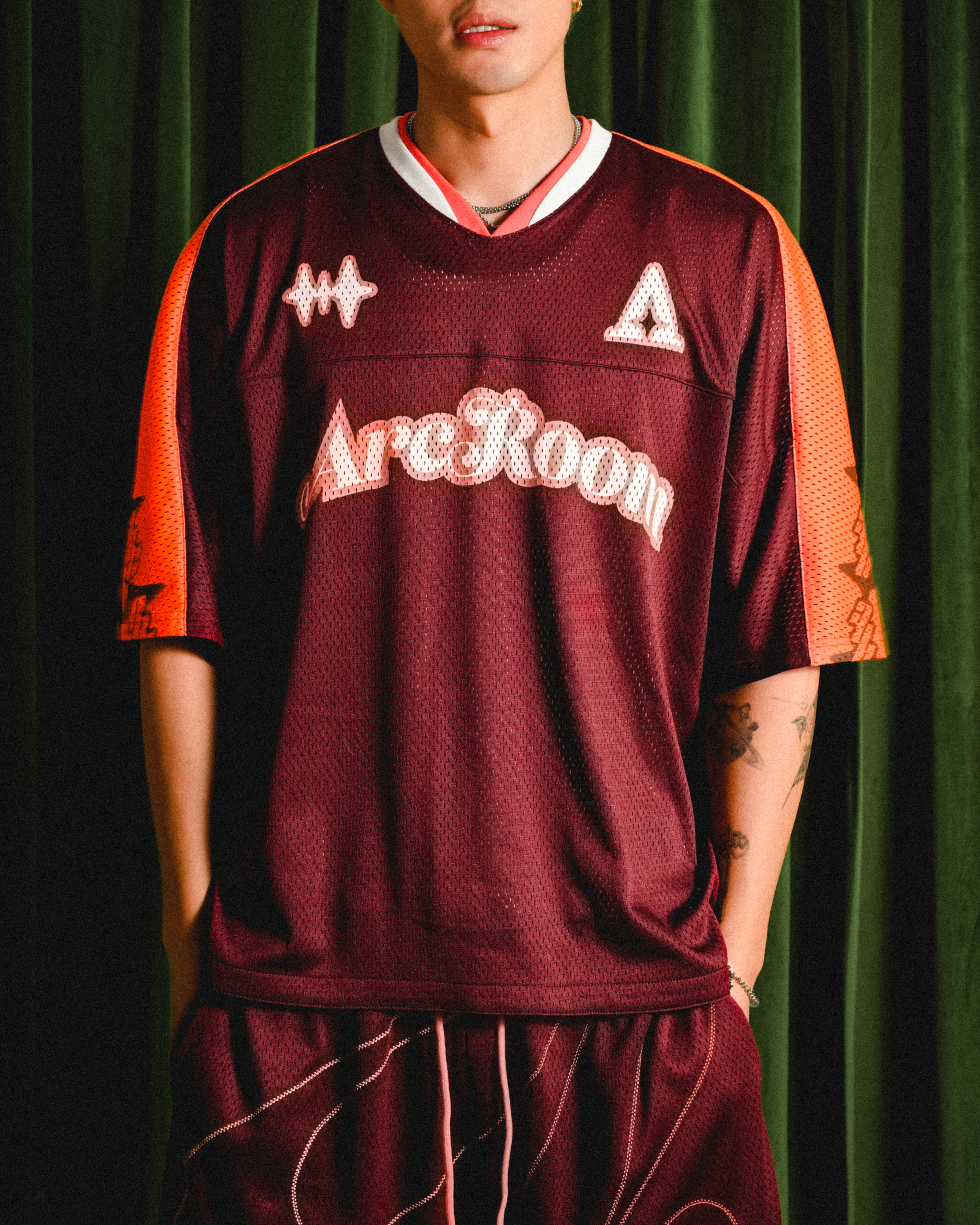 ICON CLASH FOOTBALL JERSEY - BURGUNDY