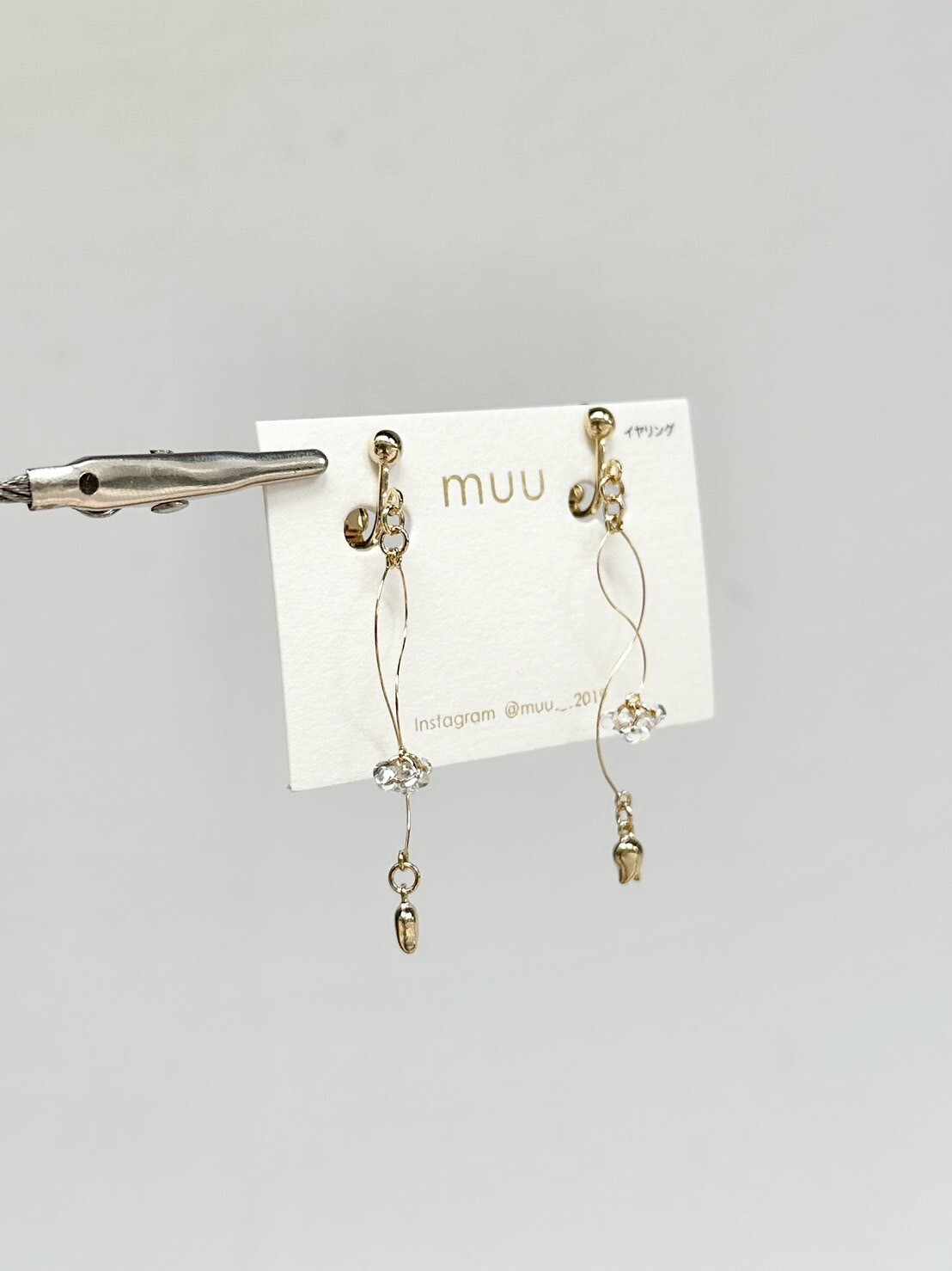 [muu] mini tulip | 耳夾 | NO.7