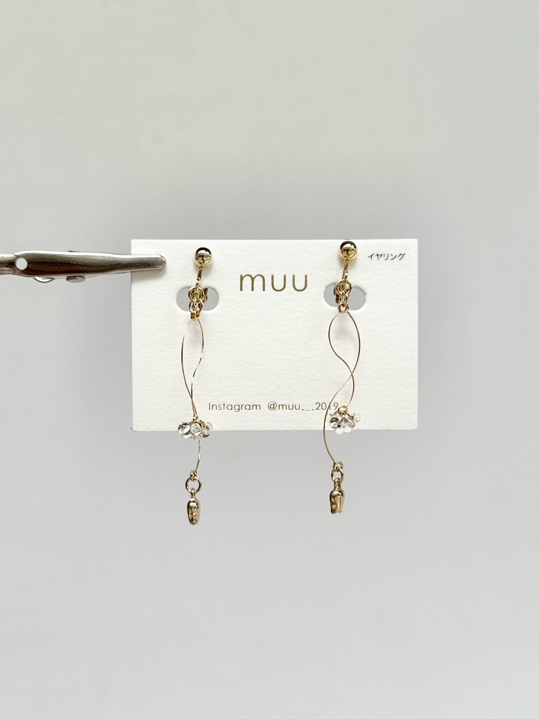 [muu] mini tulip | 耳夾 | NO.7