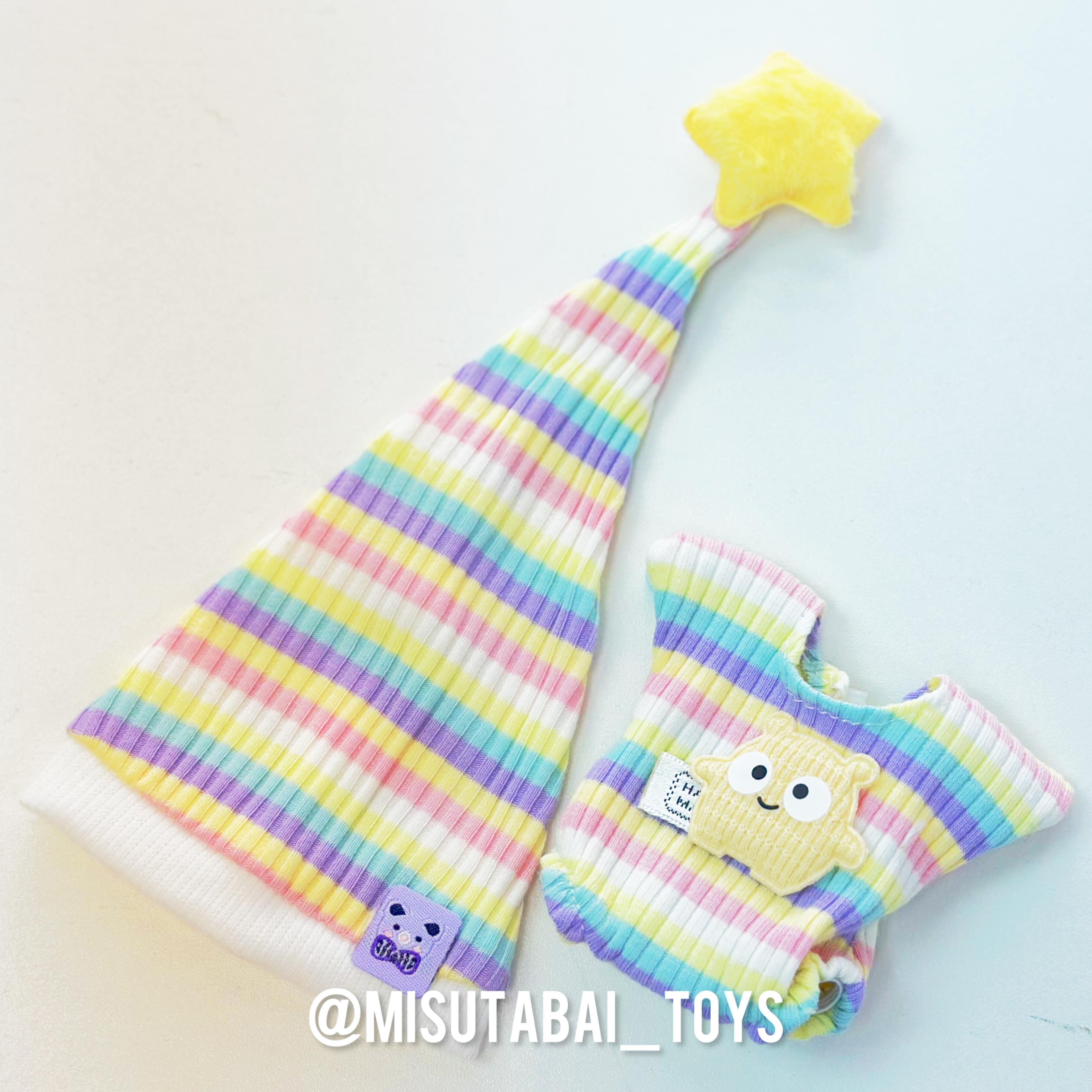 Doll Outfit Fashion F53 - 彩虹睡衣