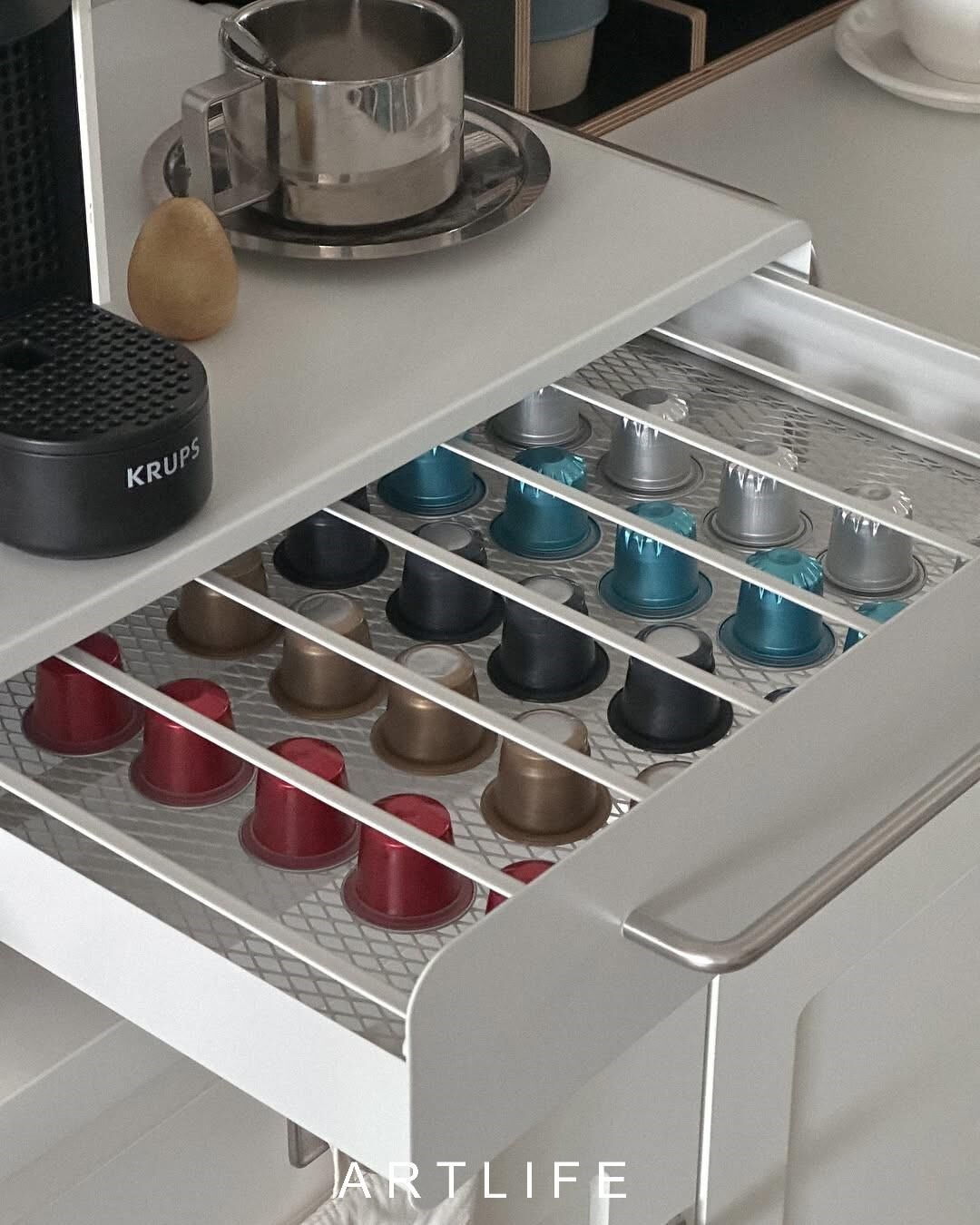 質感咖啡膠囊收納櫃