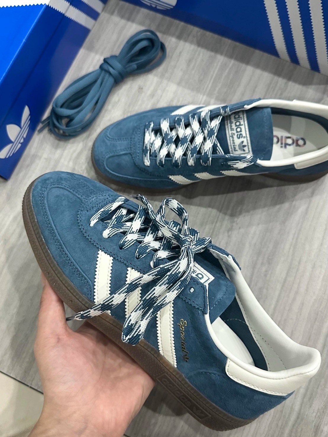 ADIDAS ORIGINALS HANDBALL SPEZIAL 藍莓