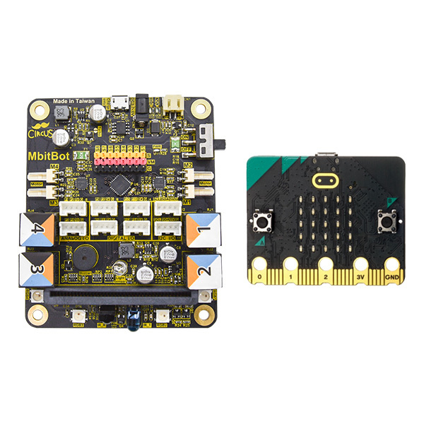 micro:bit V2+MbitBot 多功能板