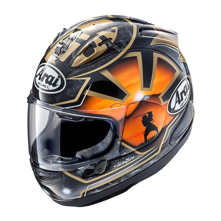 ARAI RX-7X PEDROSA SPIRIT GOLD