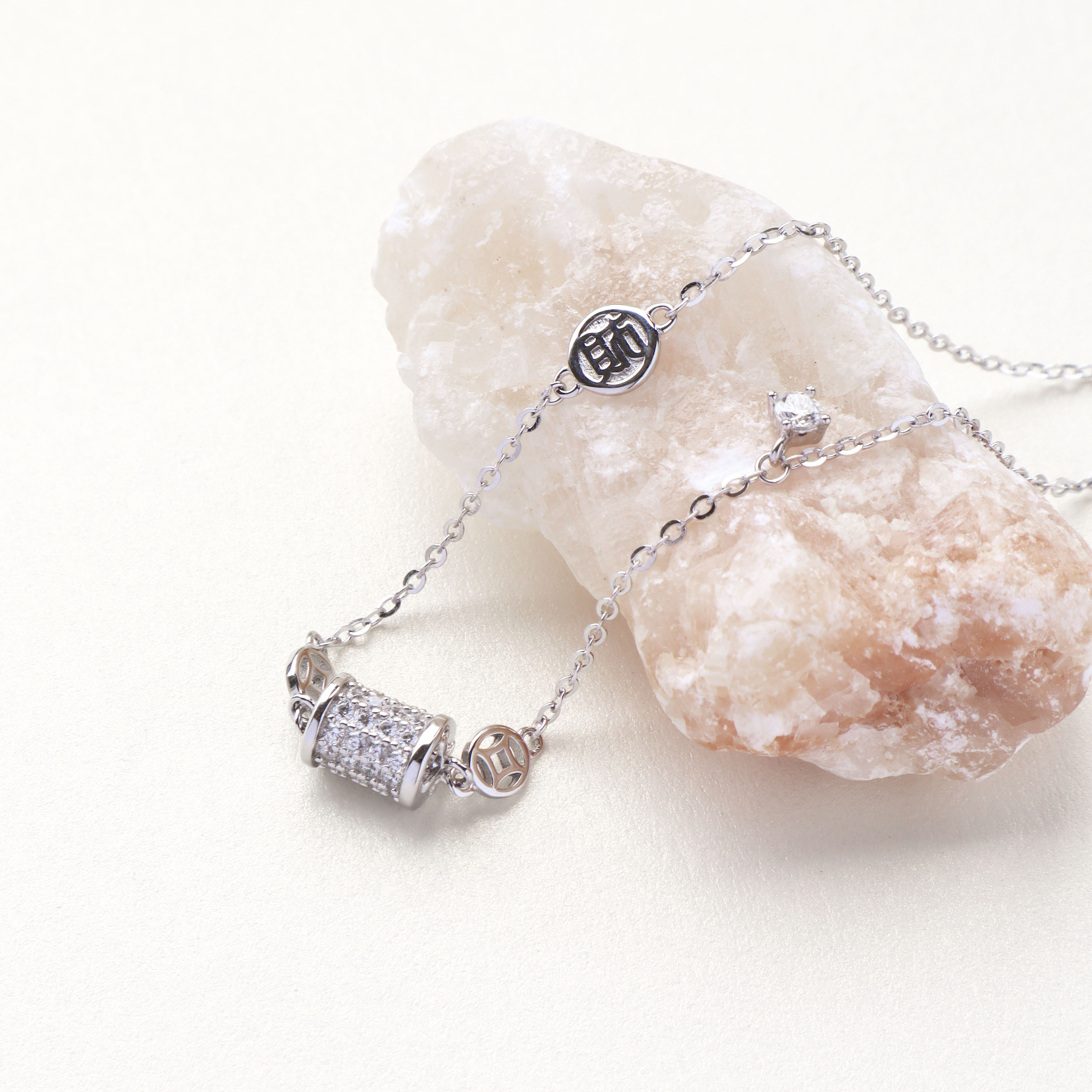 Silver/好運相伴．莫桑鑽手鍊