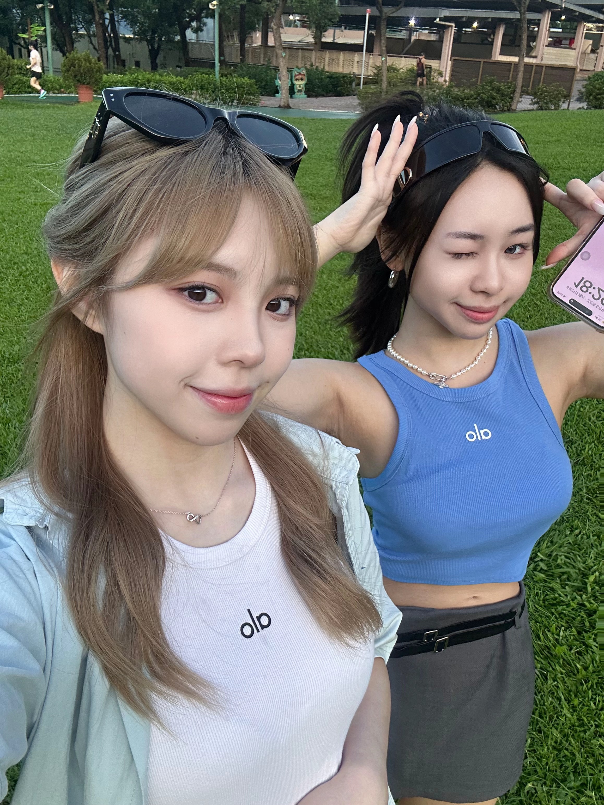 Alo Yoga Aspire Tank Blue