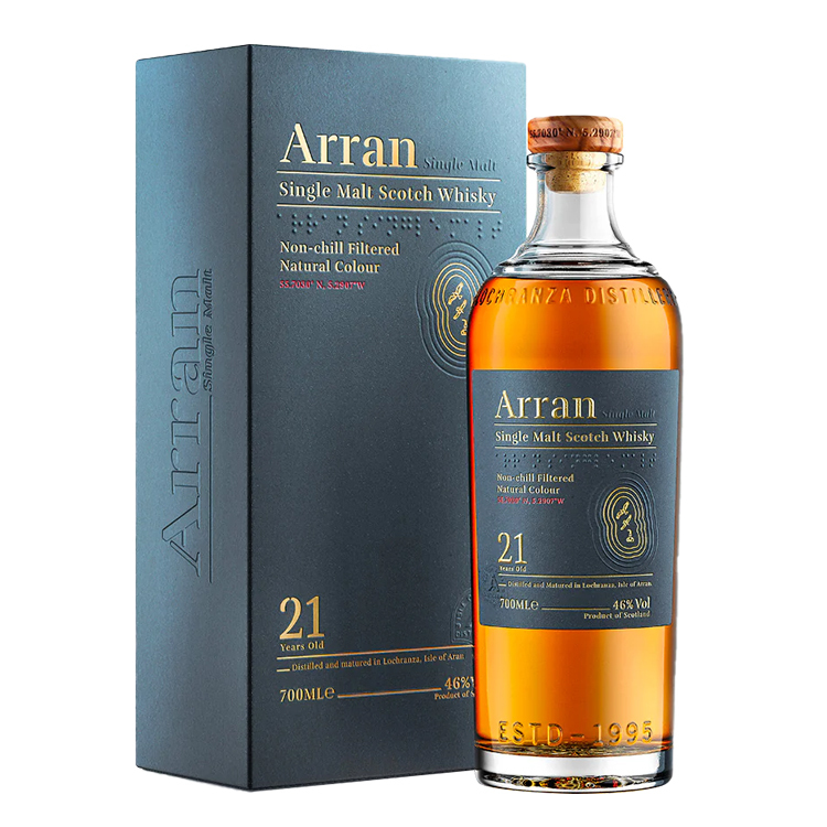Arran 21 Years Old Single Malt Scotch Whisky (禮盒) 700ml