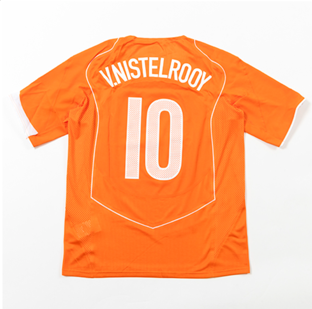 2004 Netherlands reissue jersey #10 V.NISTELROOY