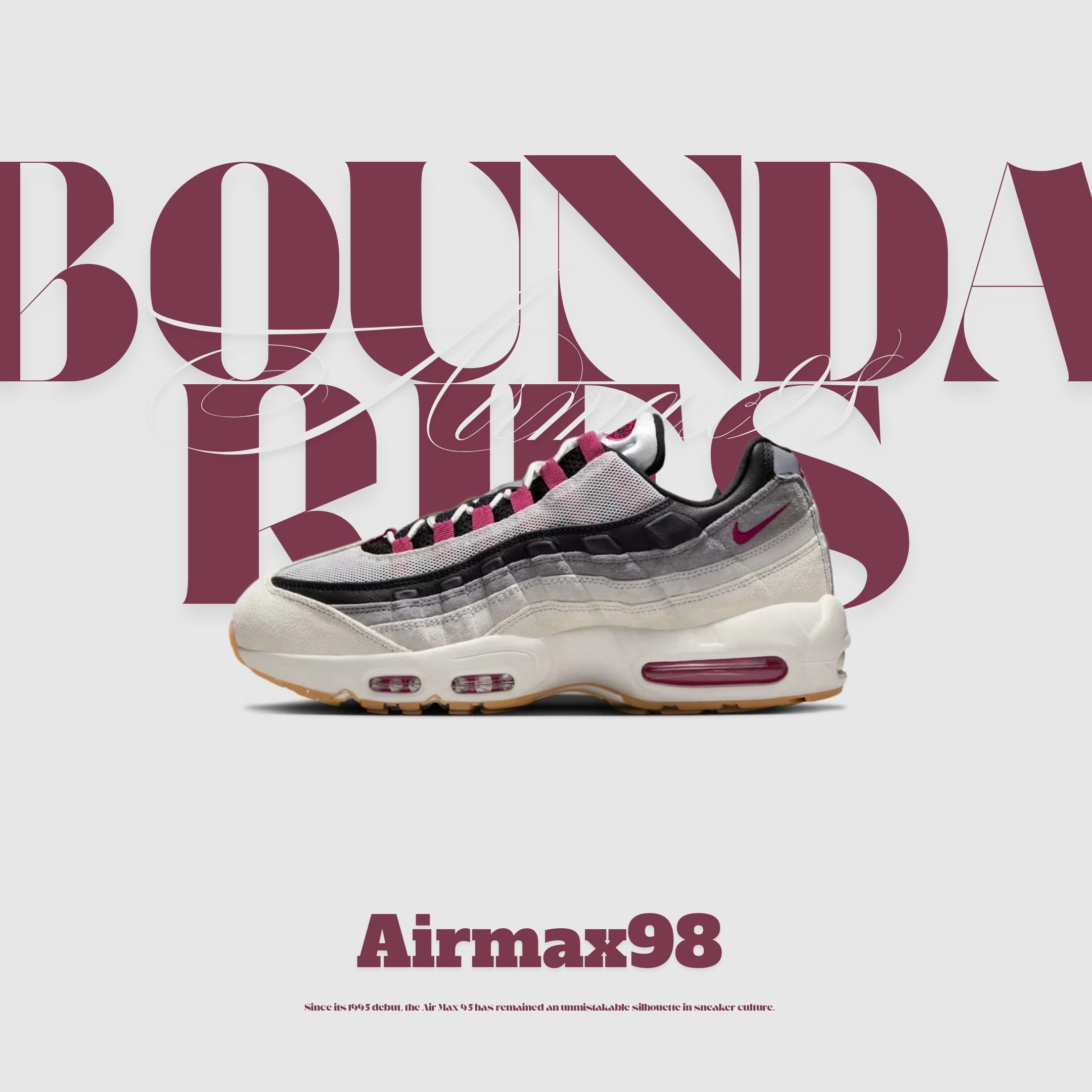 NICEDAY 現貨 Nike Air Max 95 粉紫 紫 黑白 白黑 米色 漸層 雷電將軍 HF7545-100