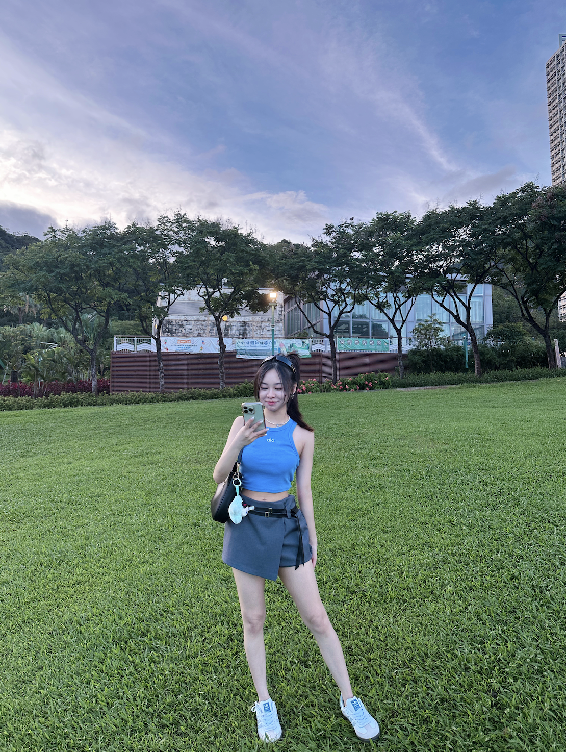 Alo Yoga Aspire Tank Blue