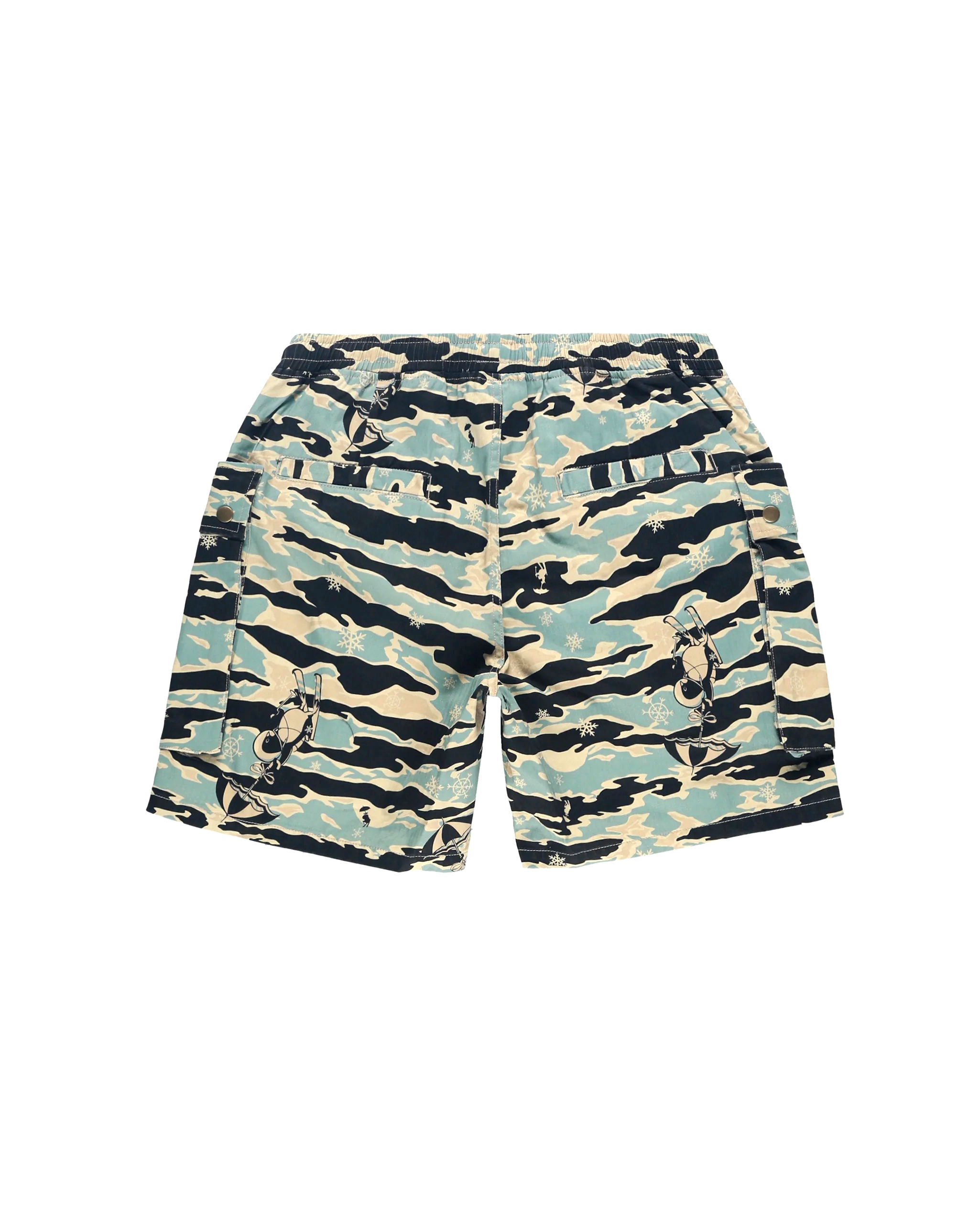BB CAMOFLAUGE CARGO SHORTS