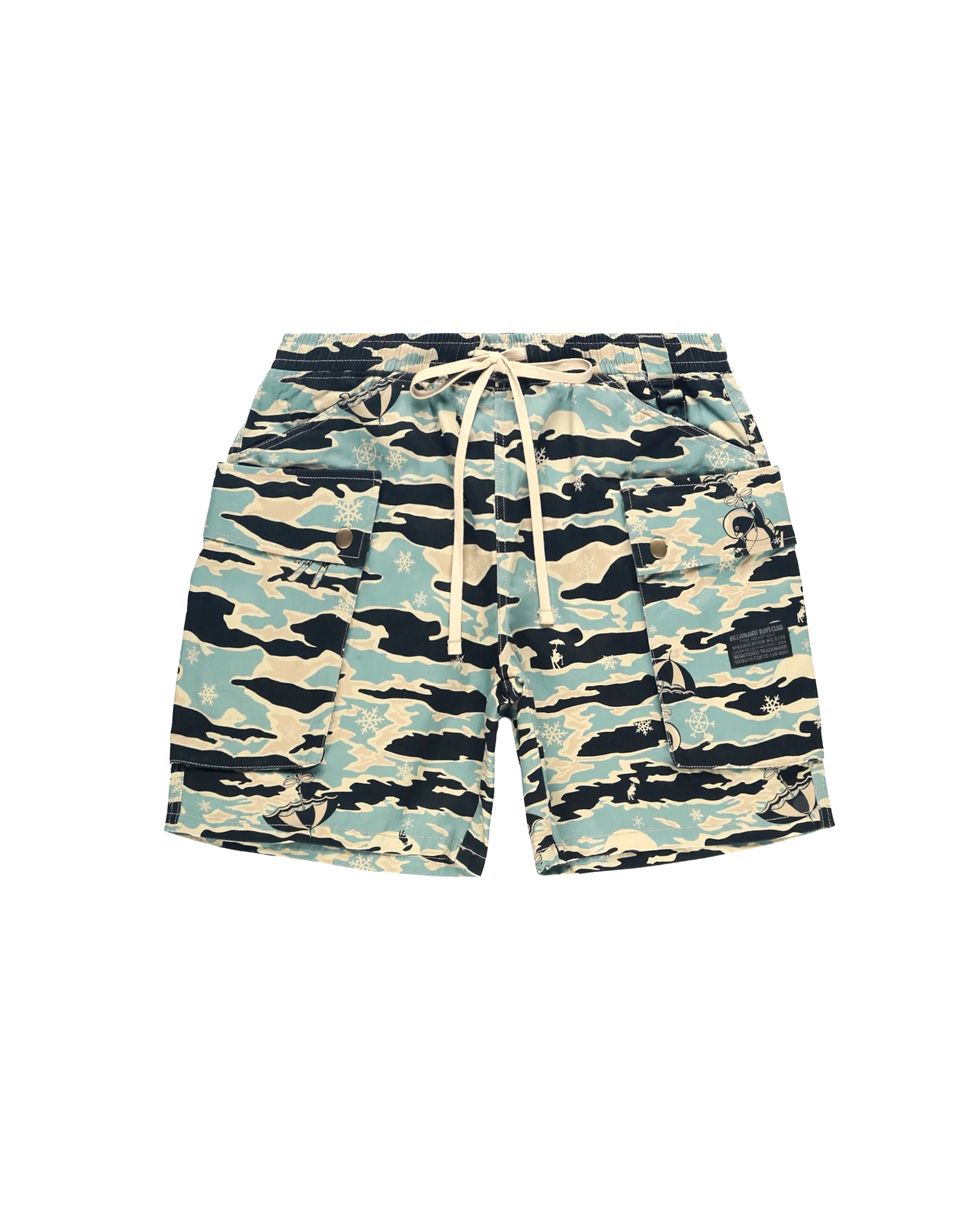 BB CAMOFLAUGE CARGO SHORTS