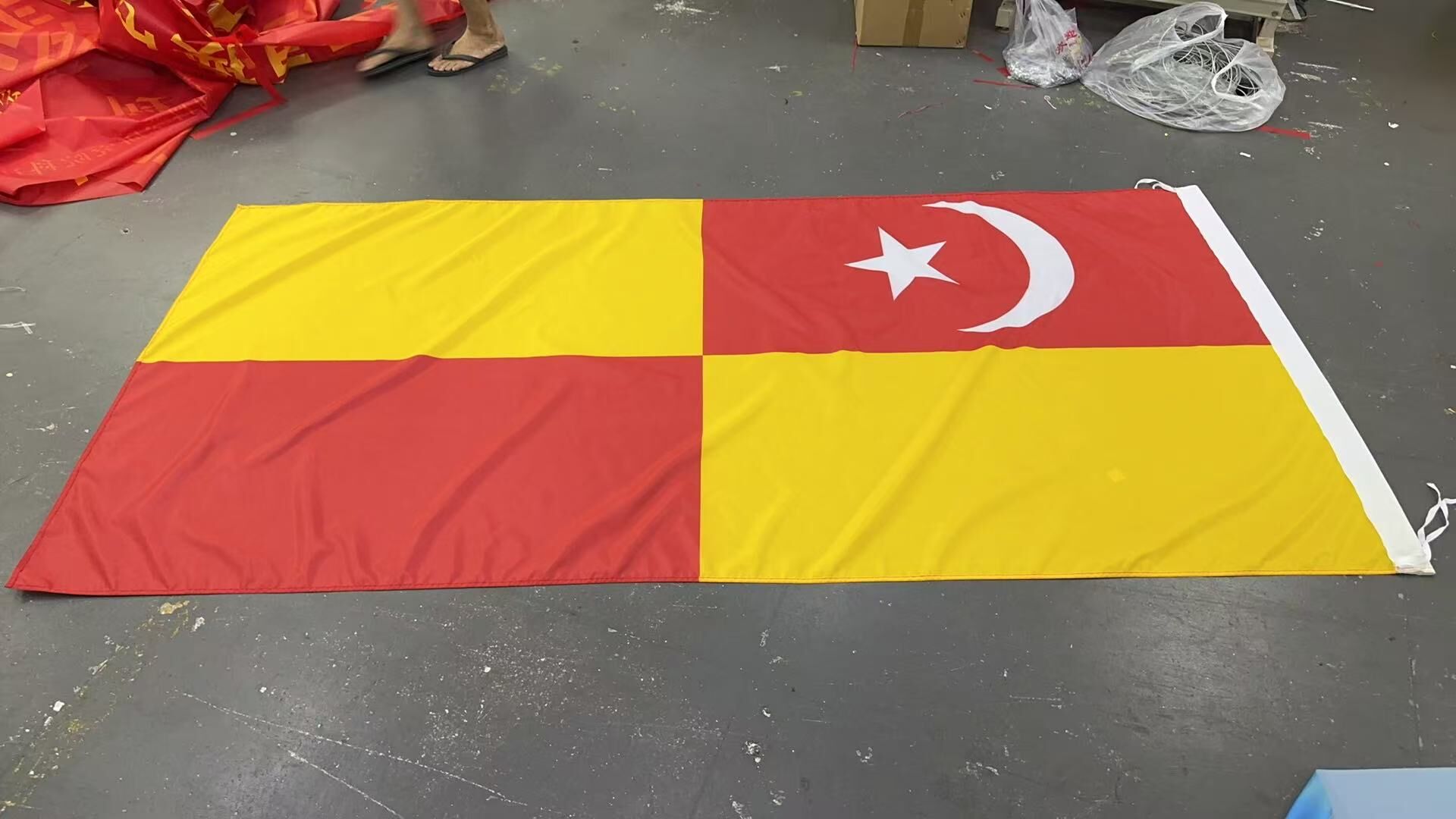 (Polyster) 4x8FT / 120x240cm Bendera Selangor Flag *Ready Stock*